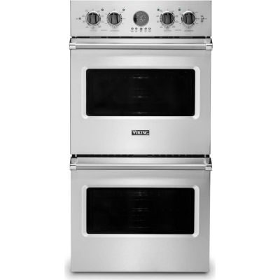Viking VDOE527DG - 27"W. Electric Double Thermal Convection Oven-Damascus Gray