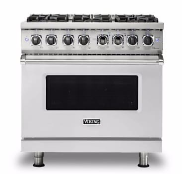 Viking VDR53646BAN - 36"W./24"D. Dual Fuel Self-Clean Sealed Burner Range-6 Burners-Antique Bronze