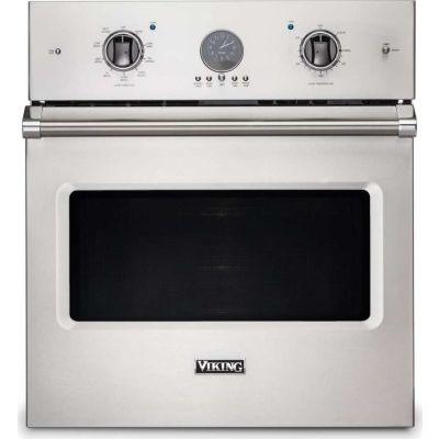 Viking VSOE527CS - 27"W. Electric Single Thermal Convection Oven-Cast Black