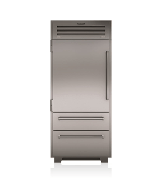 Sub-Zero PRO3650/LH — 36" Pro Refrigerator/Freezer - Stainless Steel - Left Hinge
