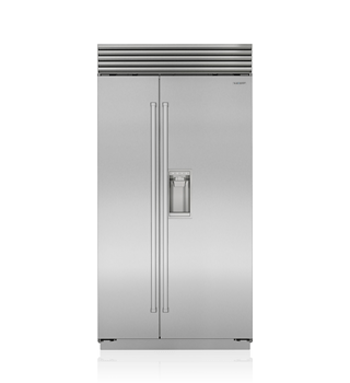 Sub-Zero CL4250SD/S/P — 42" Classic Side-by-Side Refrigerator/Freezer with Dispenser - Stainless Steel - Pro Handle