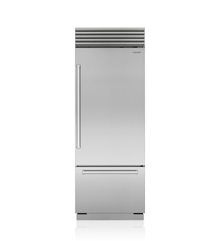 Sub-Zero CL3050UID/S/P/R — 30" Classic Over-and-Under Refrigerator/Freezer with Internal Dispenser - Stainless Steel - Pro Handle - Right Hinge
