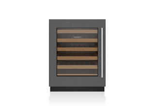 Sub-Zero DEU2450W/ADA/L — 24" Designer Undercounter ADA Height Wine Storage - Panel Ready - Left Hinge