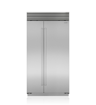 Sub-Zero CL4250SID/S/T — 42" Classic Side-by-Side Refrigerator/Freezer with Internal Dispenser - Stainless Steel - Tubular Handle