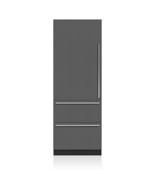 Sub-Zero DET3050RID/R — 30" Designer Over-And-Under Refrigerator With Internal Dispenser - Panel Ready - Right Hinge