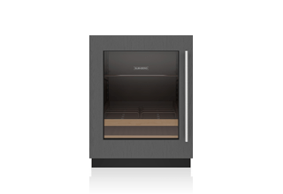 Sub-Zero DEU2450BG/ADA/R — 24" Designer Undercounter ADA Height Beverage Center - Panel Ready - Right Hinge