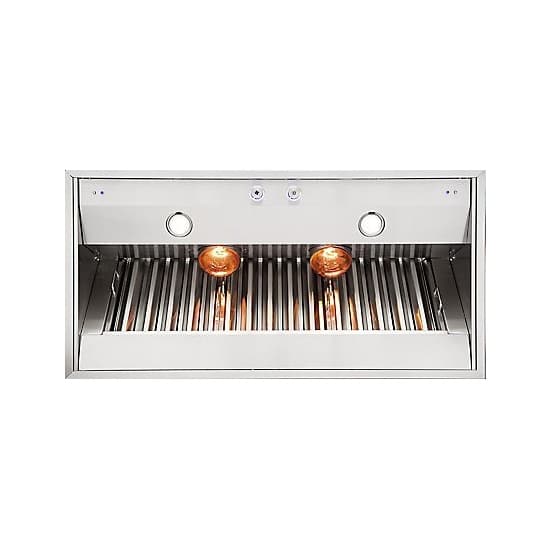 42″W./18″H. Built-In Custom Ventilator System