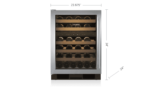 UW-24/S/TH-RH / Cava Acero de Fabrica Sub Zero