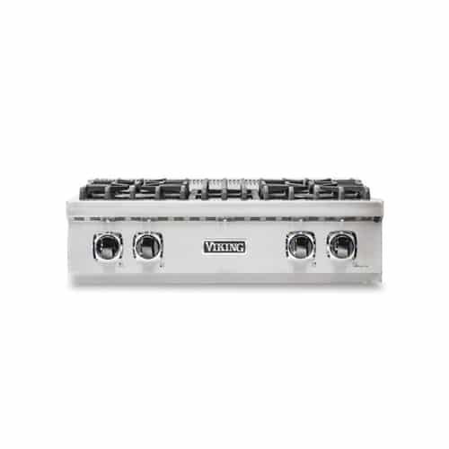 30″An./24″D. Gas Sealed Burner Rangetop-4 Burners-Stainless