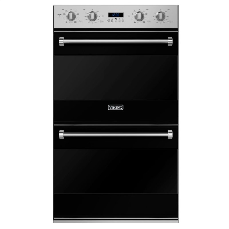 30″W. Double Electric Thermal-Convection Oven-White