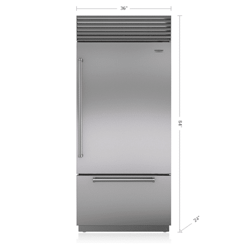 BI-36U/S/TH-LH BI-36U – Refrigerador de Acero Sub Zero