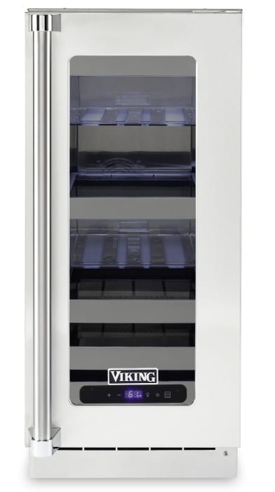Beverage Center 15″ Reversible Hinge Stainless