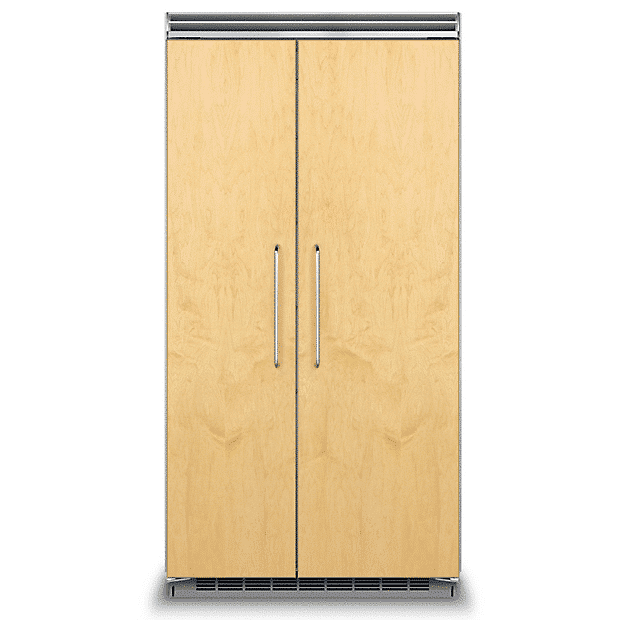 42″W. BI Side-by-Side Refrigerator/Freezer-Custom Panel