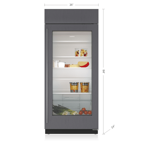 BI-36RA/O-LH – Refrigerador Overlay/Flush Sub Zero