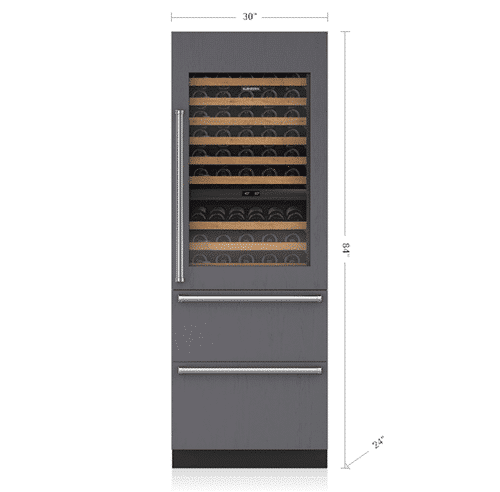 IW-30R-LH (Cava)/Refrigerador/Bisagra izquierda Sub Zero