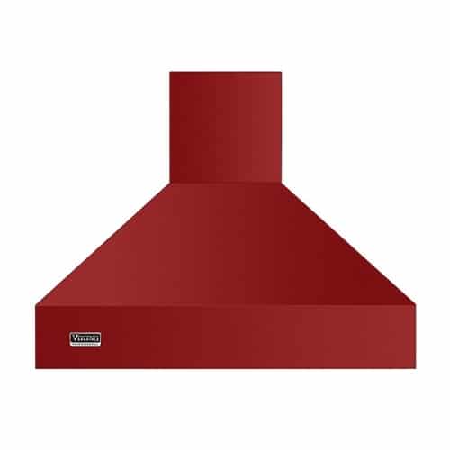 VCWH53648AR 36″W./18″H. Chimney Wall Hood-Apple Red VIKING