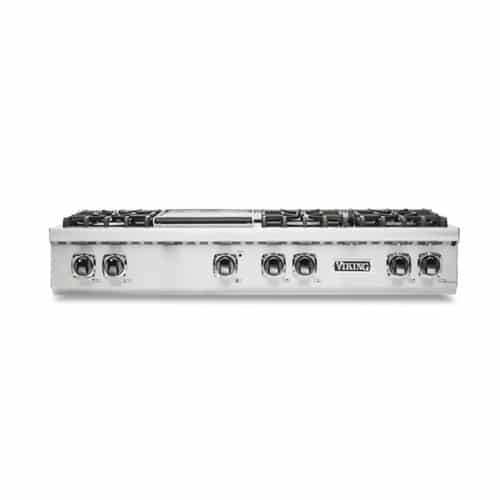 VRT5486GSS 48″An./24″D. Six Burners/Griddle 12″An. VIKING