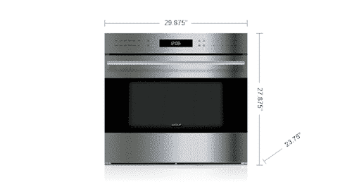 SO30TE/S/TH (Horno Electrico Sencillo 30) Wolf
