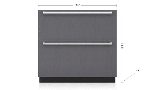 ID-36RP (Refrigerador)/Sistema Purificacion de Aire Sub Zero (Descontinuado)