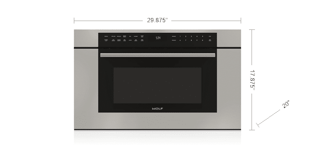 MDD30TM/S/TH (Microondas Puerta Dropdown 30) Wolf