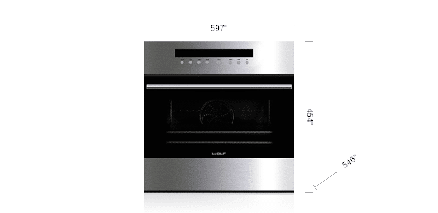 SO24TE/S/TH (Horno Electrico Sencillo 24) Wolf